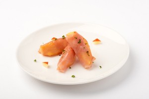 りんごと生ハムのグリエの写真