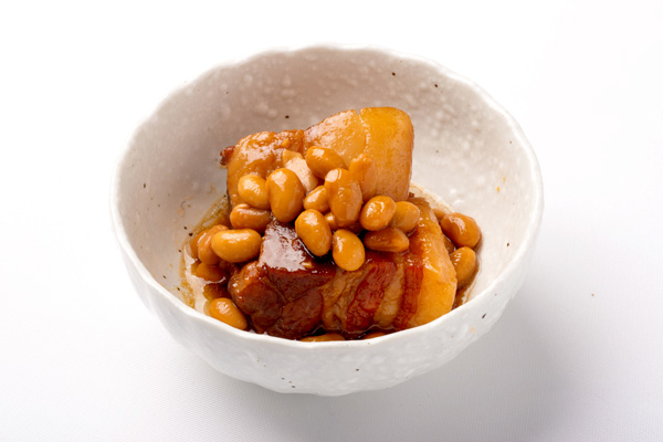 豚の角煮(大豆入り)の写真