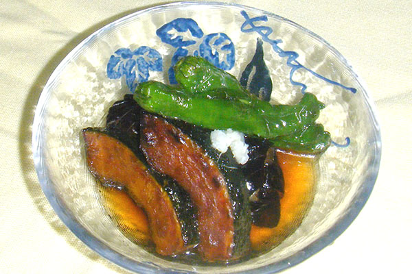 野菜の揚げびたしの写真