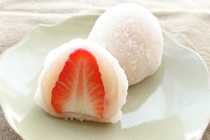 レンジで簡単いちご大福の写真