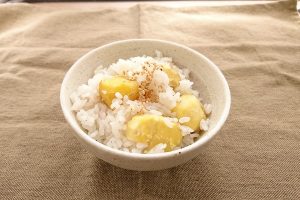 栗ご飯の写真