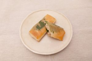 ササミのしそチーズ春巻きの写真