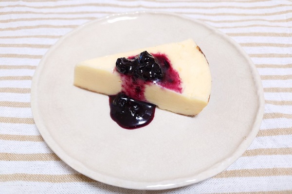 炊飯器で作るチーズケーキの写真