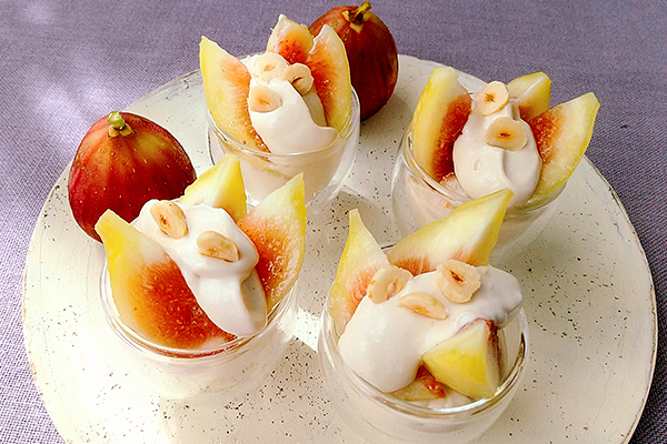 イチジクのクリーム白あえ ~Fig creamy sauce~の写真