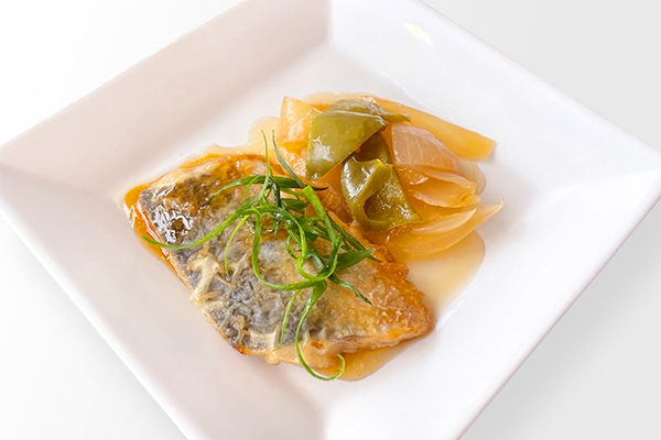 鰆の香味甘酢焼きの写真